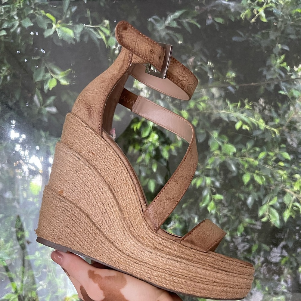 Charles by Charles David Leather Wedge Sandal - Picture 2 of 7